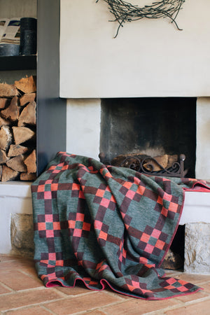 Celtic Christmas Throw Blanket