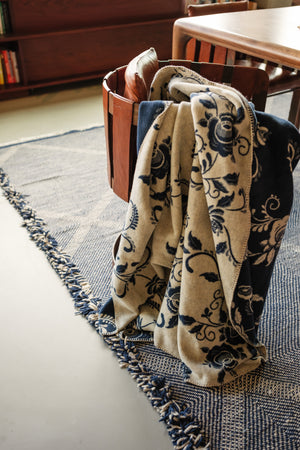 Babushka's Garden Cotton Blanket